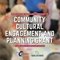 Text: Community Cultural Engagement and Planning Grant. Application Deadline: February 15. Learn more at saskculture.ca/CCEP
