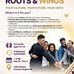 Roots and wings poster with details of the event at 438 Victoria Ave E Regina, SK Saturday, September 26-Saturday, December 5