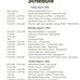 Poster with the schedule for events.