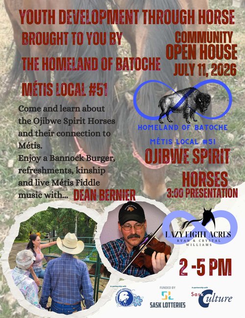 Poster for the event with photos of Dean Bernier playing the fiddle.