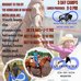 Poster for the event with photos of children riding horses.