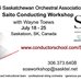 SaskOrchestras Saito International Conducting Workshop