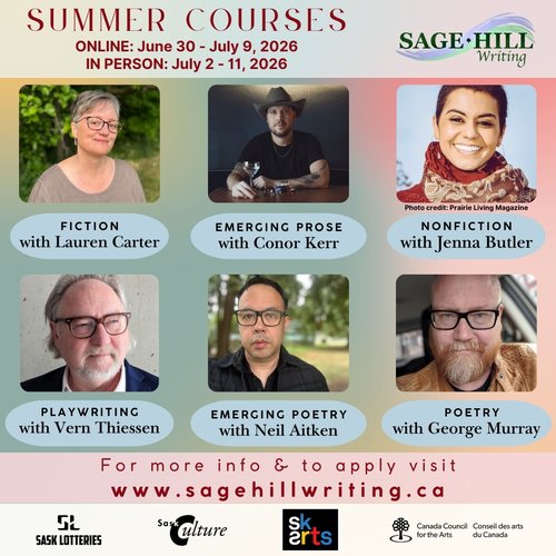 Poster of the event with pictures of each of the instructors.