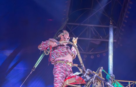 Image of a man on motorcycle