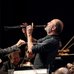 Guest artist Kinan Azmeh playing the clarinet