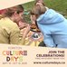 Image of an adult female showing to children how to craft beads. Details of the event are also mentioned.