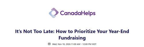 Details of It’s not too late: how to prioritize your year-end fundraising campaign