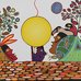 Dave Pelletier, Pebbles, acrylic on canvas, 24 x 36", 2023, Collection of Moose Jaw Museum & Art Gallery