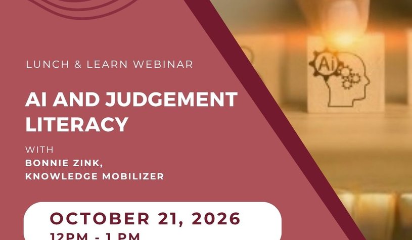 Details of webinar om AI & Judgment Literacy: Navigating the Future of Culture with Confidence.