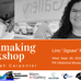 Promotional graphic for a Printmaking Workshop with Ailah Carpenter, featuring images of printmaking and the instructor. The workshop focuses on the Lino "Jigsaw" Method and takes place on Wednesday, September 30,2026, from 10 a.m. to 1 p.m.