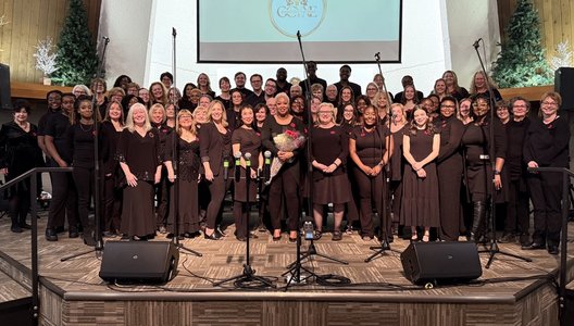 Photo of Gospel Choir Finale Concert Performance.