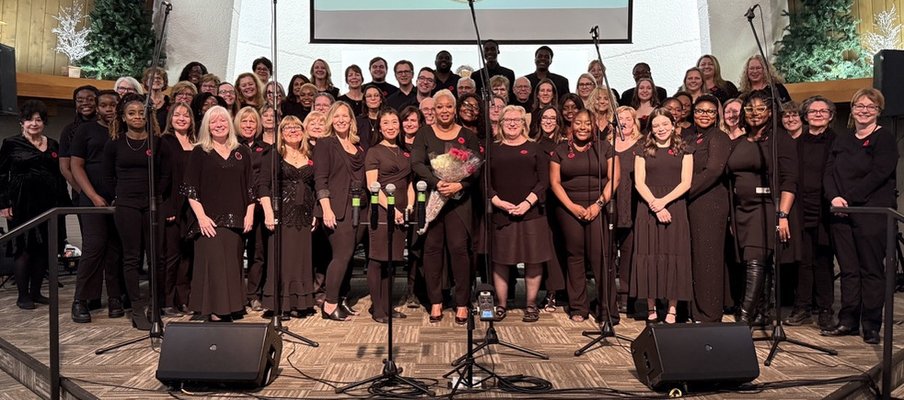 Photo of Gospel Choir Finale Concert Performance.