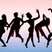 silhouettes of dancers in a variety of shapes