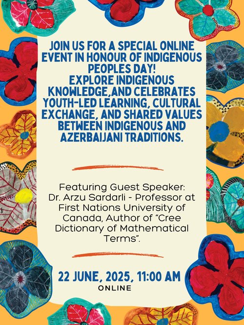 Poster with information about the event.