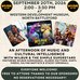 Poster for the event with information that is in the description.