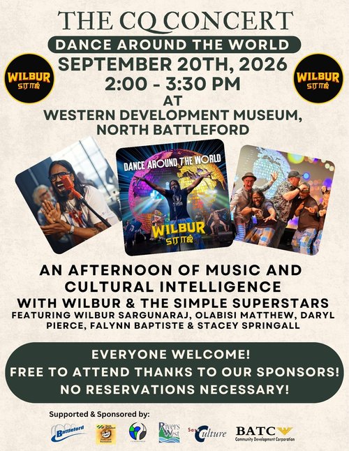 Poster for the event with information that is in the description.
