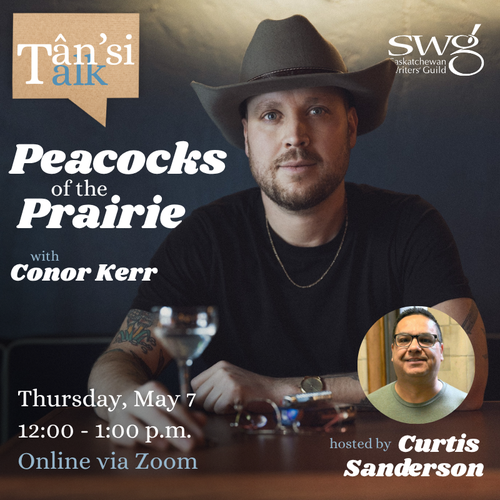 Poster for event with a photo of Conor Kerr