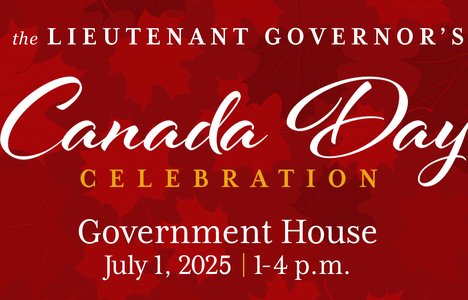 Lt. Governor's Canada Day Celebration 2025 graphic