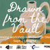 Image of a sketch of a pot and pears. With the text Drawn from the Vault: Drawing Workshop with George Glenn  September 23, 2026 | 6–9 PM