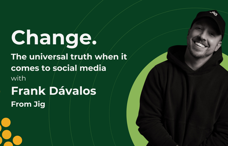 Poster for event with a image of presenter Frank Davalos.