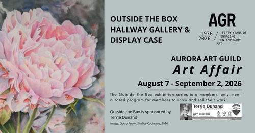 A highly detailed watercolour painting shows a large, light pink peony on a backdrop of deep green foliage.