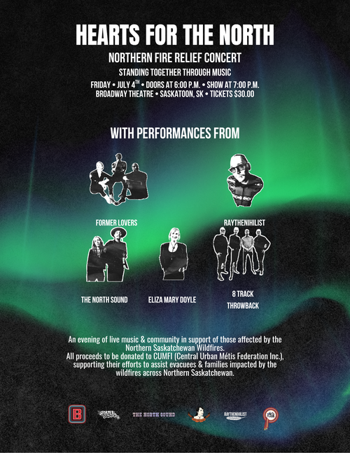Poster of event with images of the performers
