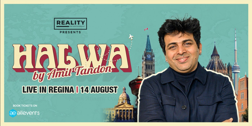 Poster for the event with a picture of Amit Tandon.