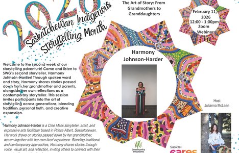 Poster for event with an image of Harmony Johnson-Harder