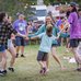 Group dancing and enjoying the music at Sask Jazz Fest.