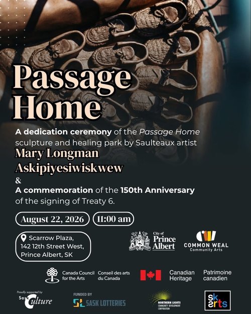 A poster with the details of the passage home