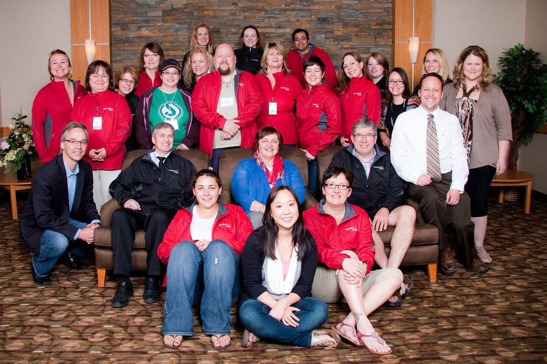 Creative Kids committee volunteers gathered in 2012.
