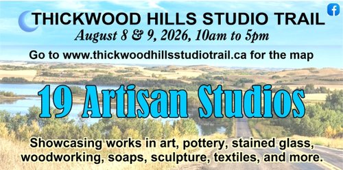 Poster for the event with a photo of rolling hills and lakes