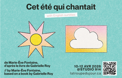 Poster for event with a image of a sun and cloud.