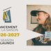 Visual for La Troupe du Jour’s 2026–2027 Season Launch featuring a photo of Fransaskois artist Sylvie Walker. Text reads “Lancement de la saison 2026–2027 / Season Launch” and “Avec / With Sylvie Walker.”