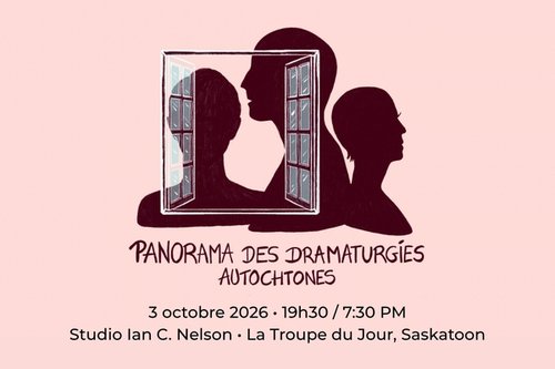 Image feature three silhouette of people and the name of the event in French.