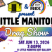 Poster for event with differnet graphic elements in all colours.