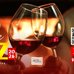A promo poster for the webinar with two wine glasses. QR code for registration.