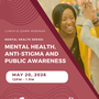 Poster for event with a picture of a lady high-fiving someone.