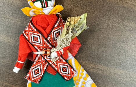 An image of handmade Motanka doll