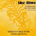 The photo features the details for the event that are found in the event description overtop of a bright yellow turmeric anthotype print of a fern