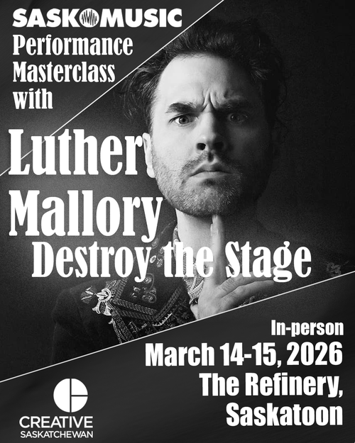 Poster for the event : Performance Masterclass: Destroy The Stage with Luther Mallory