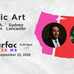 Poster for PUBLIC ART with Adrian A. Stimson & Sydney Lancaster on Wednesday September 23 at 5:30pm (CST).
