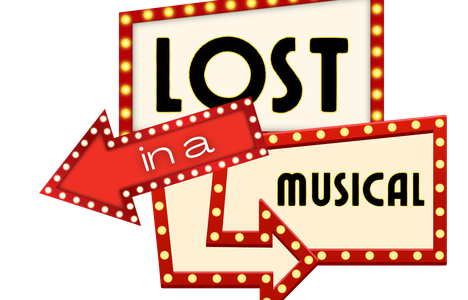 SaskExpress Theatre Company Lost in a Musical Logo