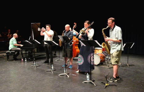 Picture from the 2024 Prairielands Jazz Camp Faculty Combo Concert