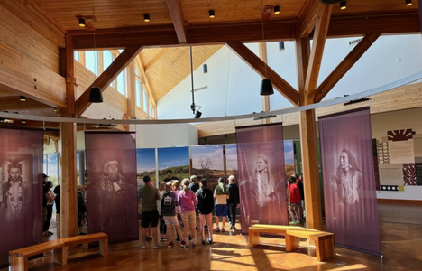 Photo of people getting a Tour of Wanuskewin