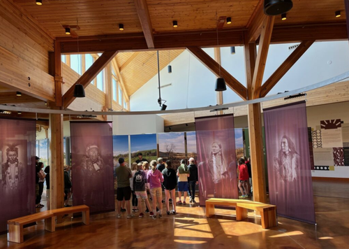 Photo of people getting a Tour of Wanuskewin