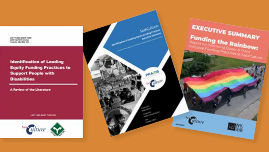 SaskCulture worked with Ivy + Dean Consulting, Left Turn Right Turn, and Praxis Consulting to explore leading funding practices to help guide its strategic direction.