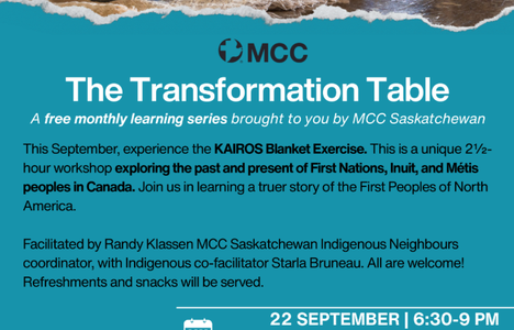 Poster with information about the event
