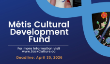 Poster for the Fund with a image of someone beading.