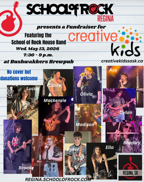 Poster for event with pictures of the performers.